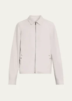 DRKSHDW RICK OWENSMen's Zip-Front Cotton-Blend Jacket