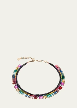 Elsie FriedaOn The Fringe Necklace in Lite Brite