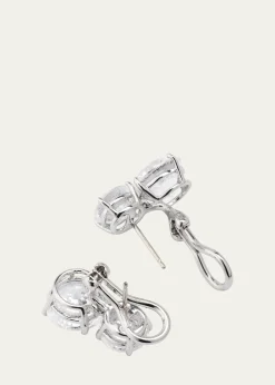 Fantasia by DeSerioCubic Zirconia Double Drop Earrings