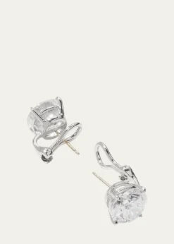 Fantasia by DeSerioCZ Round Stud Earrings, 10.00 TCW