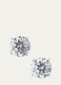 Fantasia by DeSerio14K Yellow Gold 3.5ct Stud Earrings
