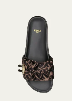 FendiIllusion FF Slide Sandals