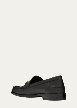 FendiMen's FF O'Lock Leather Loafers