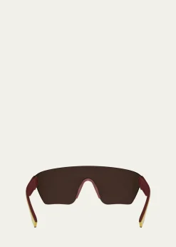 FendiMen's FF Squared Nylon Mask Sunglasses
