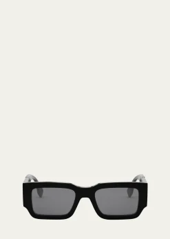 FendiMen's Rectangle Acetate Sunglasses