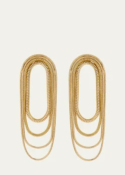 Fernando Jorge18k Yellow Gold Multi-Chain Earrings