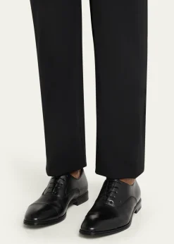 FerragamoMen's Boston Brogue Leather Cap-Toe Oxfords