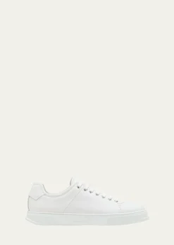 FerragamoMen's Clayton Mixed Leather Low-Top Sneakers
