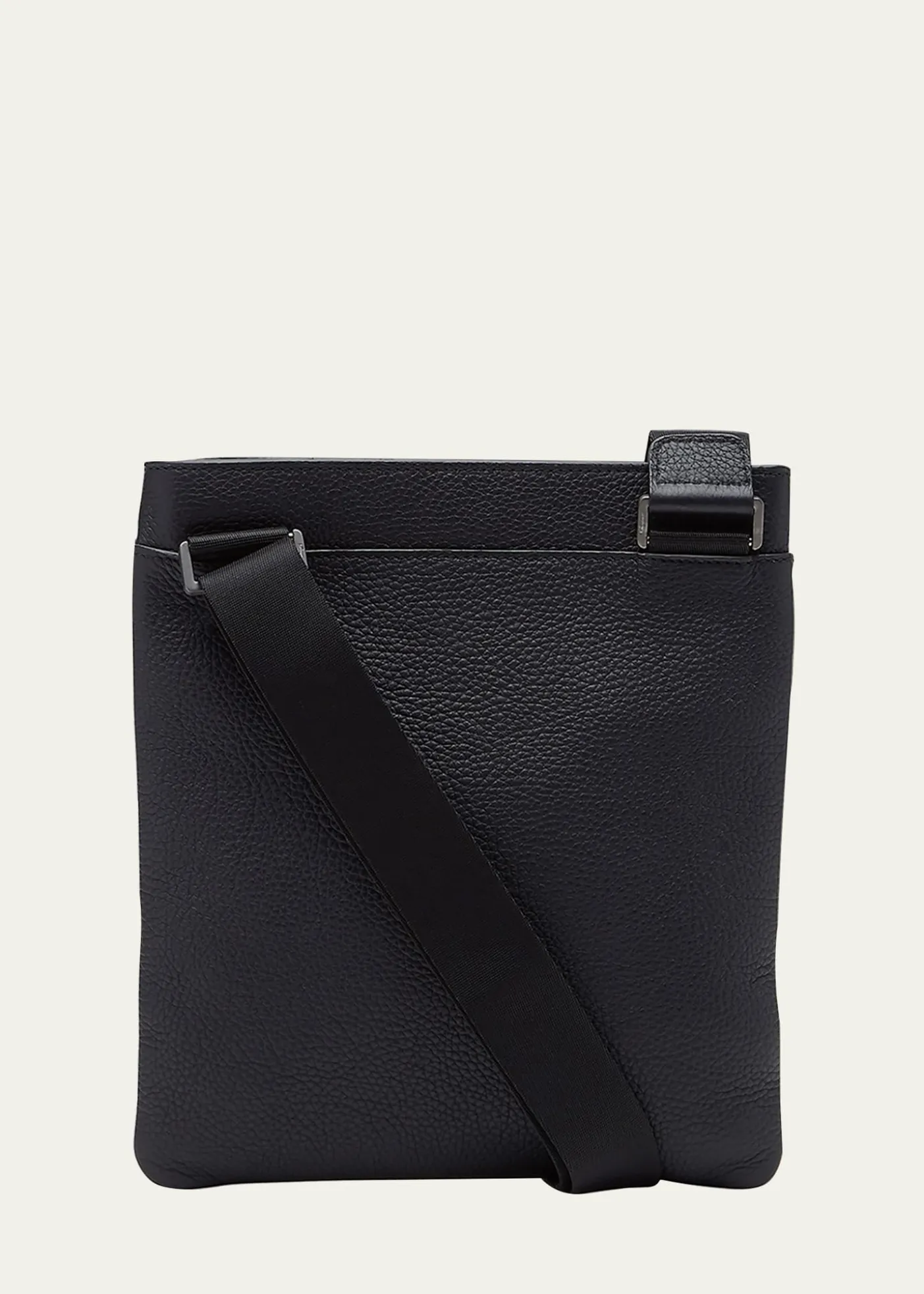 FerragamoMen's Firenze Flat Leather Crossbody Bag