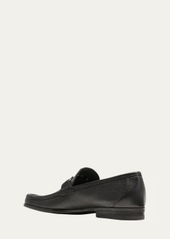 FerragamoMen's Grandioso Grained Calfskin Gancini Loafer