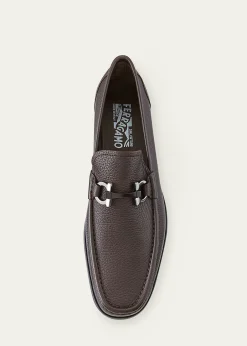 FerragamoMen's Grandioso Grained Calfskin Gancini Loafer