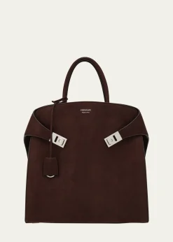 FerragamoMen's Hug Leather Tote Bag
