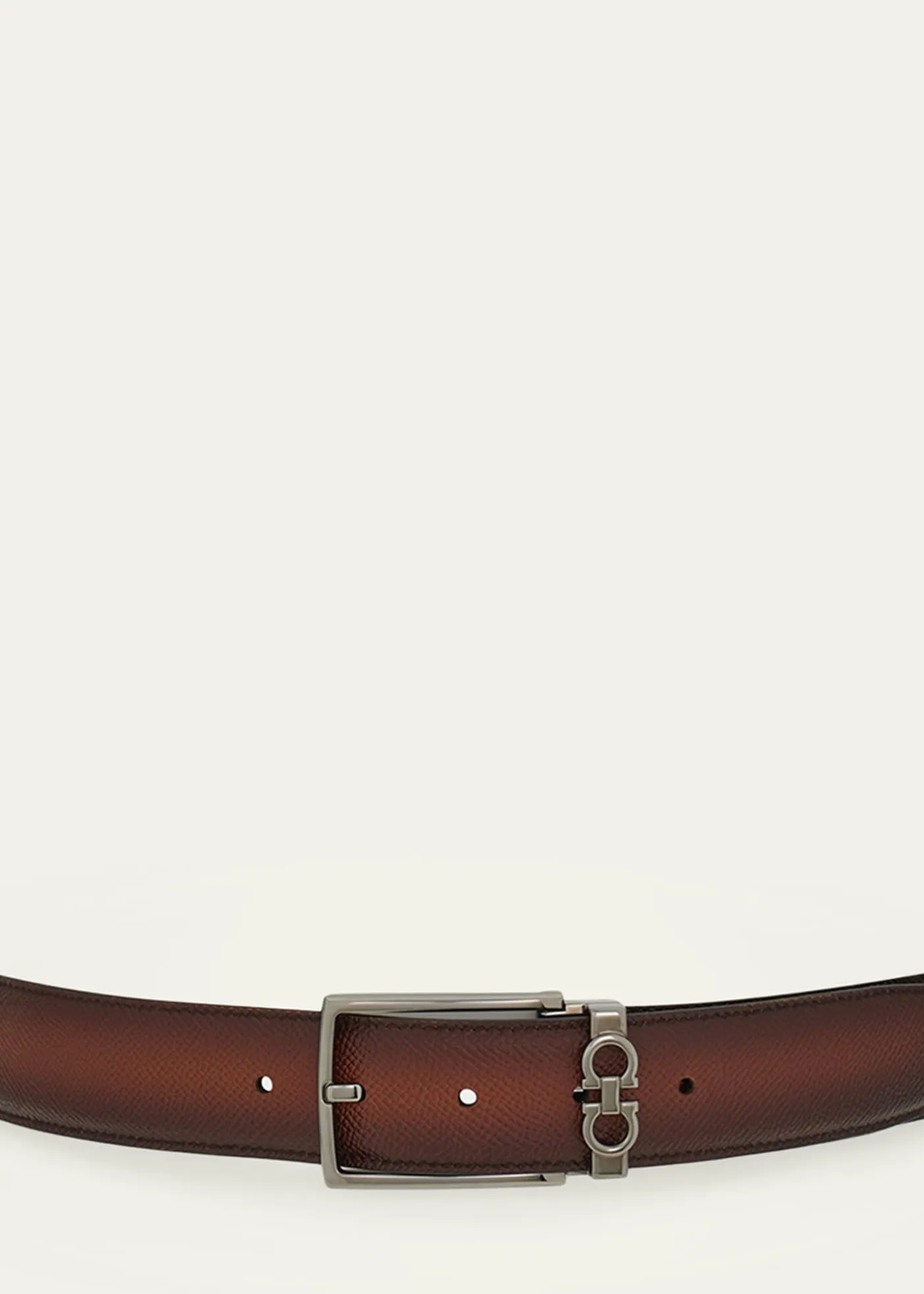 FerragamoMen's Mini Gancio Reversible Leather Belt
