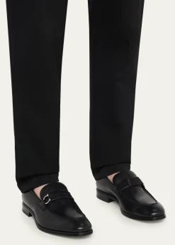 FerragamoMen's Turner Side-Gancini Leather Loafers