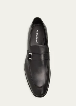 FerragamoMen's Turner Side-Gancini Leather Loafers