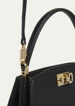 FerragamoThe New Studio Small Box Leather Top-Handle Bag
