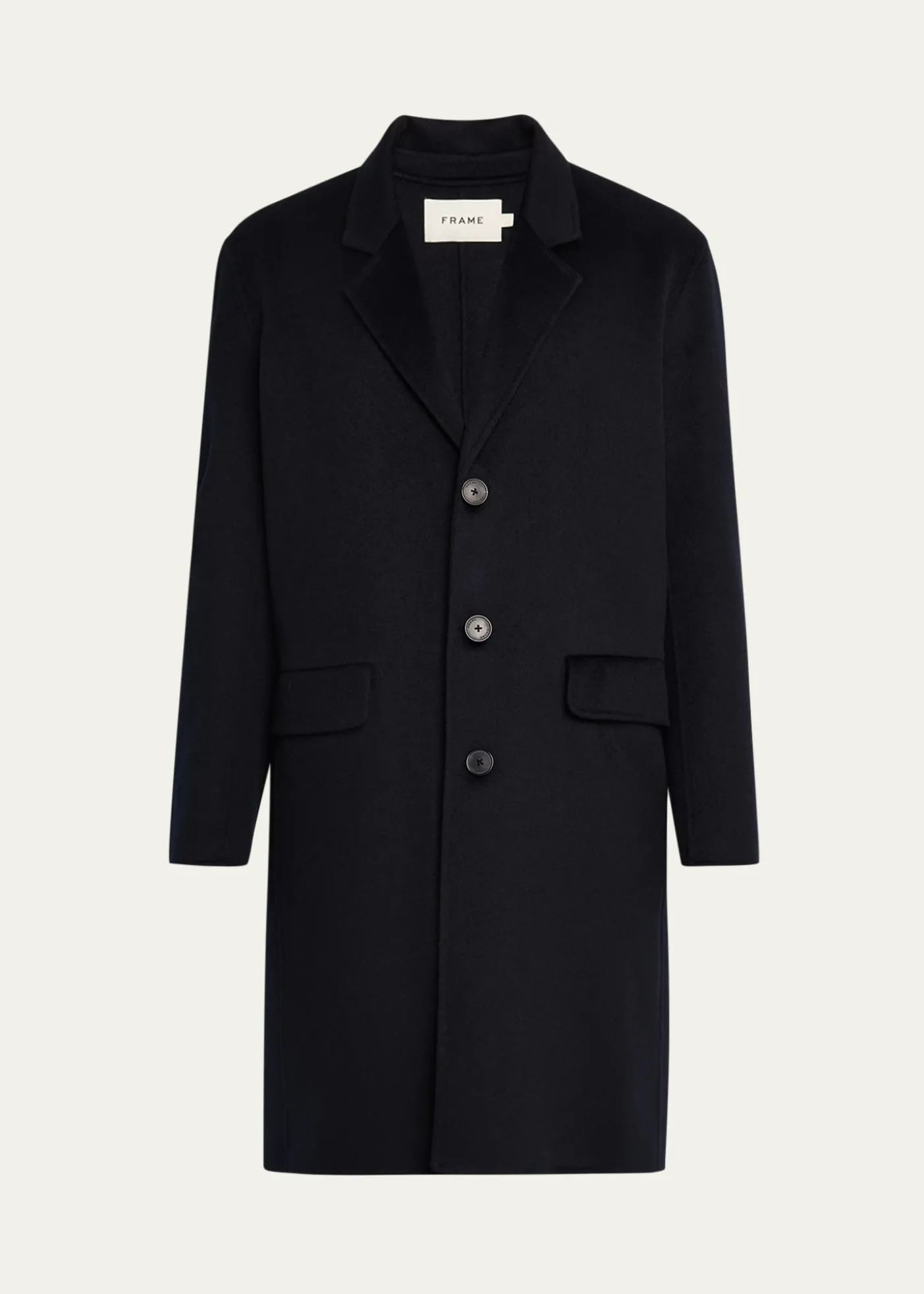 FRAMEMen's Double-Face Wool Overcoat