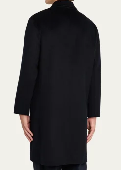 FRAMEMen's Double-Face Wool Overcoat