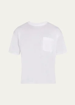 FRAMEMen's Cotton Relaxed Pocket T-Shirt