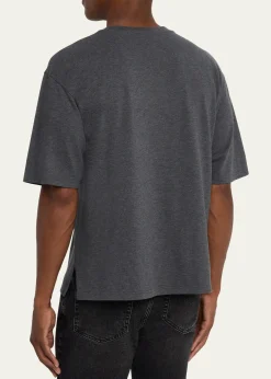 FRAMEMen's Pique Relaxed-Fit Pocket T-Shirt