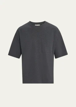FRAMEMen's Pique Relaxed-Fit Pocket T-Shirt