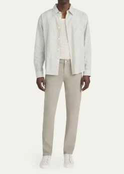 FRAMEMen's Striped Tencel-Blend Button-Down Shirt