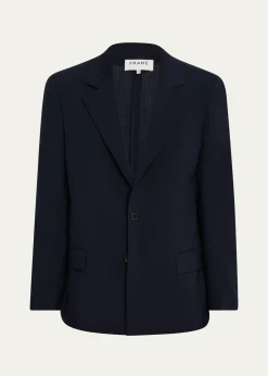 FRAMEMen's Unlined Wool Blazer