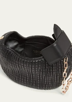Gabriela HearstDemi Ruched Leather Clutch Bag