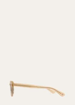 Garrett LeightLachman Acetate Square Sunglasses