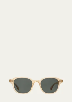 Garrett LeightLachman Acetate Square Sunglasses