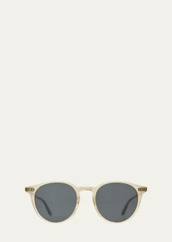 Garrett LeightMen's Clune Sun Round Sunglasses