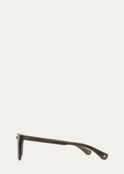 Garrett LeightMen's Earvin Acetate Square Sunglasses