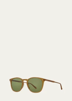 Garrett LeightMen's Kinney Acetate Square Sunglasses