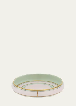 GINORI 1735Diva Round Tray, Rosa