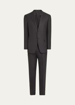 Giorgio ArmaniMen's Basic Wool Two-Piece Suit
