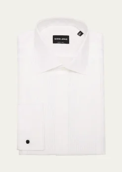 Giorgio ArmaniMen's Formal Bib Dress Shirt