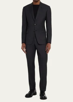Giorgio ArmaniMen's Pinpoint Twill Suit