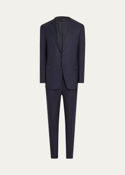 Giorgio ArmaniMen's Solid Wool Suit