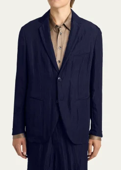 Giorgio ArmaniMen's Textured Two-Button Blazer