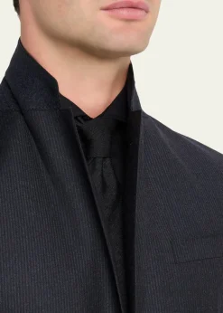 Giorgio ArmaniMen's Tonal Micro Pinstripe Two-Piece Suit