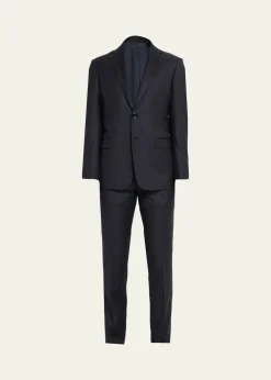 Giorgio ArmaniMen's Tonal Micro Pinstripe Two-Piece Suit