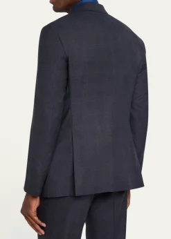 Giorgio ArmaniMen's Tonal Check Single-Breasted Suit