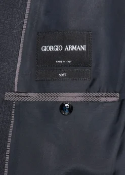 Giorgio ArmaniMen's Tonal Check Single-Breasted Suit