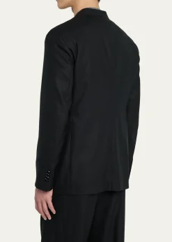 Giorgio ArmaniMen's Upton Double-Breasted Suit