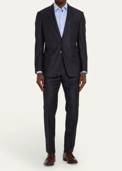 Giorgio ArmaniMen's Wool and Cashmere Soft Two-Piece Suit