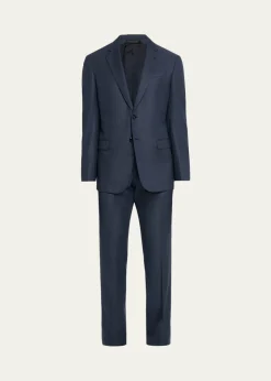 Giorgio ArmaniMen's Wool and Cashmere Soft Two-Piece Suit
