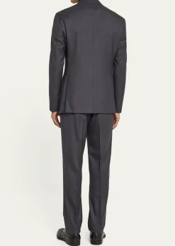 Giorgio ArmaniMne's Basic Wool Two-Piece Suit
