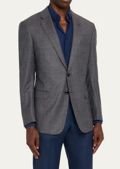 Giorgio ArmaniMen's Check-Textured G Line Sport Coat