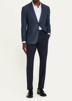 Giorgio ArmaniMen's Cotton Tonal Dot Dress Shirt