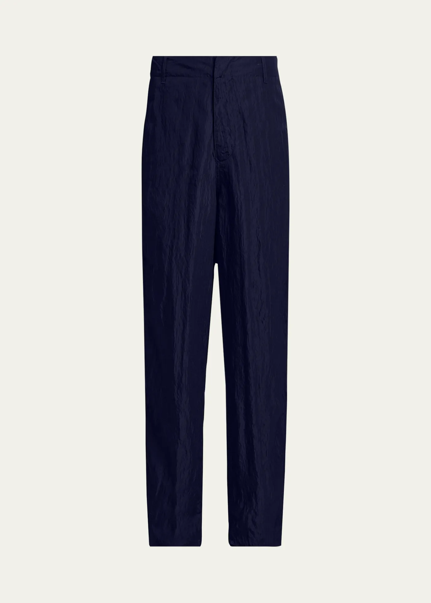 Giorgio ArmaniMen's Crinkled Viscose Trousers